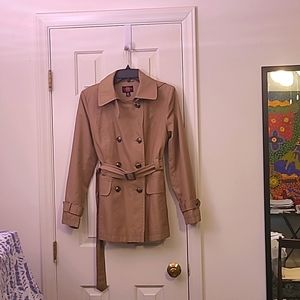 Water Resistant Hooded Rain Jacket with liner
